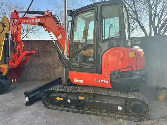 Good Price Used Kubota Kx165 Excavator 6.5ton Farm Use with Accessories with CE and EPA Certificate