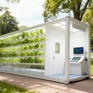 Hydroponic-Grow-Container-Trains-Users-in-Service-Centers-with-Hydroponic-Container-Farm-and-Vertical-Farming (1) Hydroponic Grow Container Trains Users in Service Centers with Hydroponic Container Farm and Vertical Farming