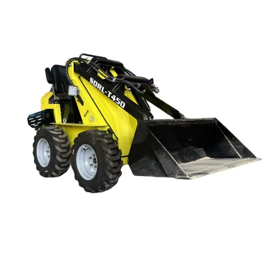 compact wheel loader for small construction sites