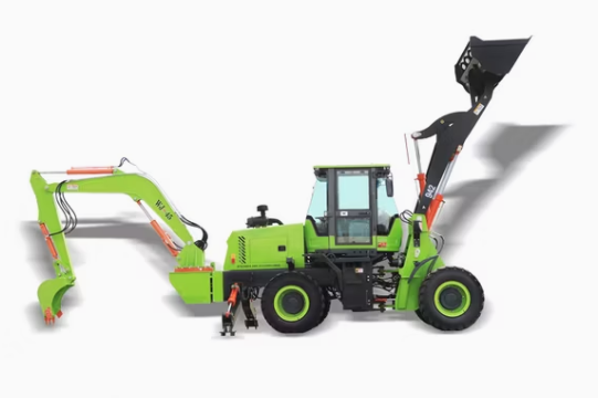 Farm Tractor with Loader and Backhoe Mini Tractor with Front Loader and Backhoe