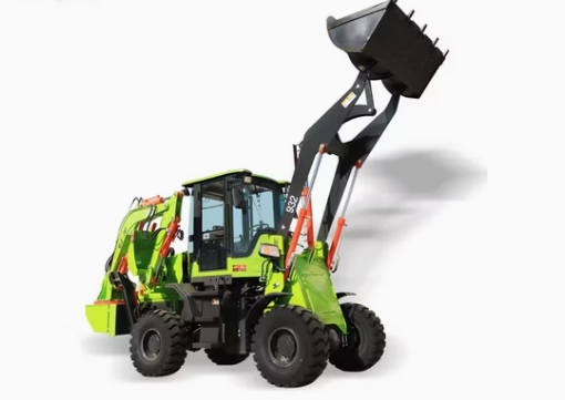 Farm Tractor with Loader and Backhoe Mini Tractor with Front Loader and Backhoe
