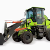 Farm Tractor with Loader and Backhoe Mini Tractor with Front Loader and Backhoe