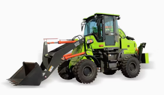 Farm Tractor with Loader and Backhoe Mini Tractor with Front Loader and Backhoe