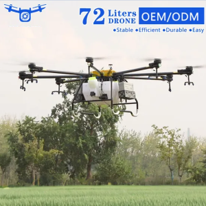 er China 72L 75kg Heavy Load Agriculture Drone Para Fumigar Agro Price Crop Pesticide Spraying & Fumigation Uav Dron Agricola De Pulverizacion De Pesticidas
