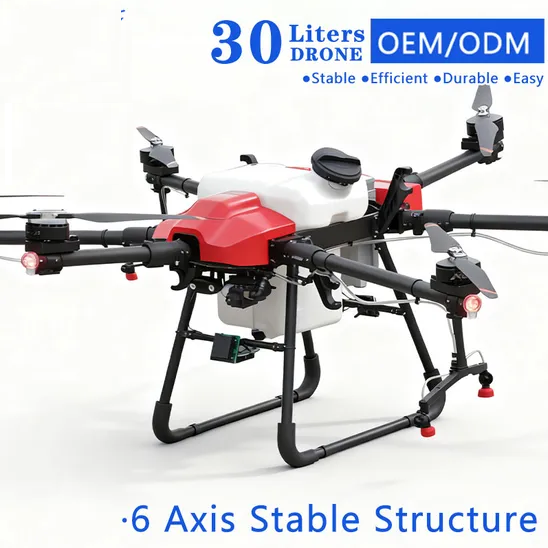 Set Agriculture Drone Business Plan 30 Liters 40 Kg Heavy Payload Farm Pesticides 6 Axis Fixed Wing Agriculture Crop Spraying Drone Price with Remote Control