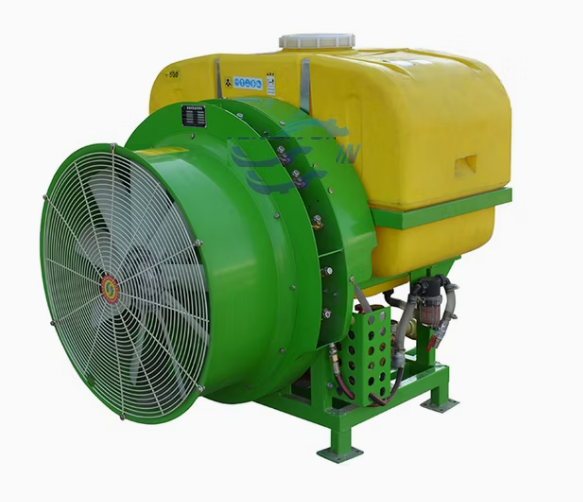hjyuyu Farm Orchard Air Blast Sprayer with Large Tank and Rotary Air Blower for Uniform Pesticide Coverage