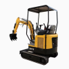 nb233 1.5 Ton Mini Excavator Compact Hydraulic Crawler Digger with Canopy for Farm Garden and Narrow Space Work