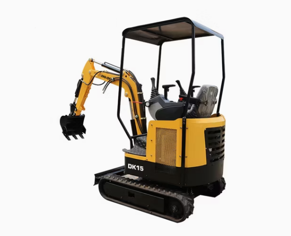 nb233 1.5 Ton Mini Excavator Compact Hydraulic Crawler Digger with Canopy for Farm Garden and Narrow Space Work