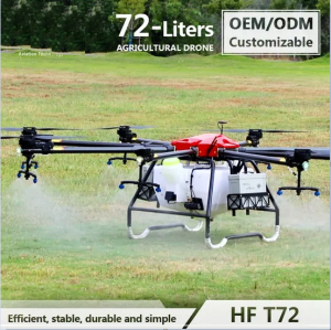 xxx Heavy-Duty Remote Control Pesticide Chemical Irrigation Sprayer Agriculture Uav 72L Payload Agricultural Arm Folding Drone with Large Capacity Water Tank